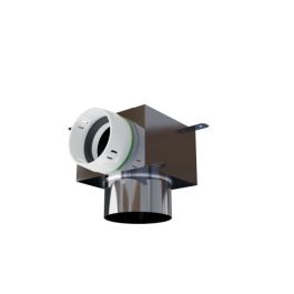 EA-FLEX ceiling stainless steel plenum box 1x75/123- Semi flexible ...