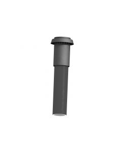 Roof terminal Ventilation Isolated 150 L=1000 Black