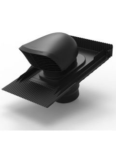 Roof Exhaust Vent XL for tiled roofs 180/200mm Black