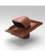 Design roof exhaust for tiled roofs Brick red