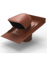 Design XL Roof Exhaust for Tiled Roofs 180/200mm Terra Cotta