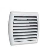 Humidity Controlled Wall Vent - GAP 100 outside / weather louvre