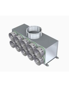 Manifold 10X90X178 SS KAXY Top Entry insulated