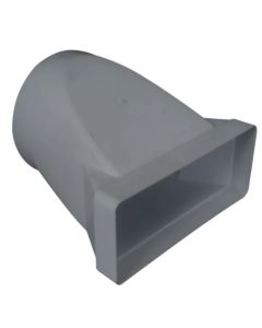 220X90MM TO 150MM RND ADAP. ROUND ADAPTOR PVC