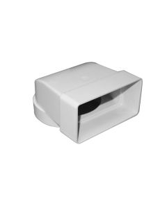 220X90MM PVC DUCT ELBOW BEND SPIGOT 125MM M/F