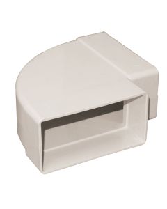 PVC DUCT HORIZONTAL with a 90Deg bend
