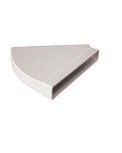 204X60MM PVC DUCT HORIZONTAL 45 DEG BEND